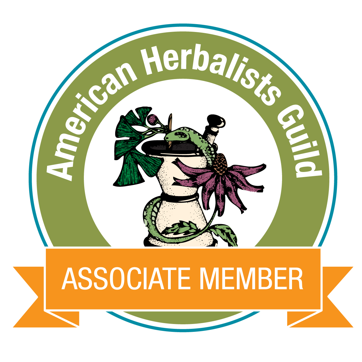 American Herbalist Guild Associate Member badge